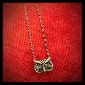 Fossil Owl Necklace